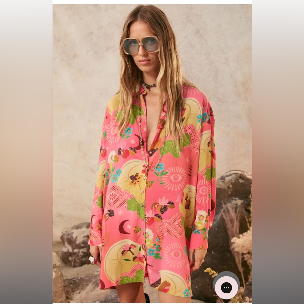 Spell  LIBERTINE SHIRT DRESS XXS NWT